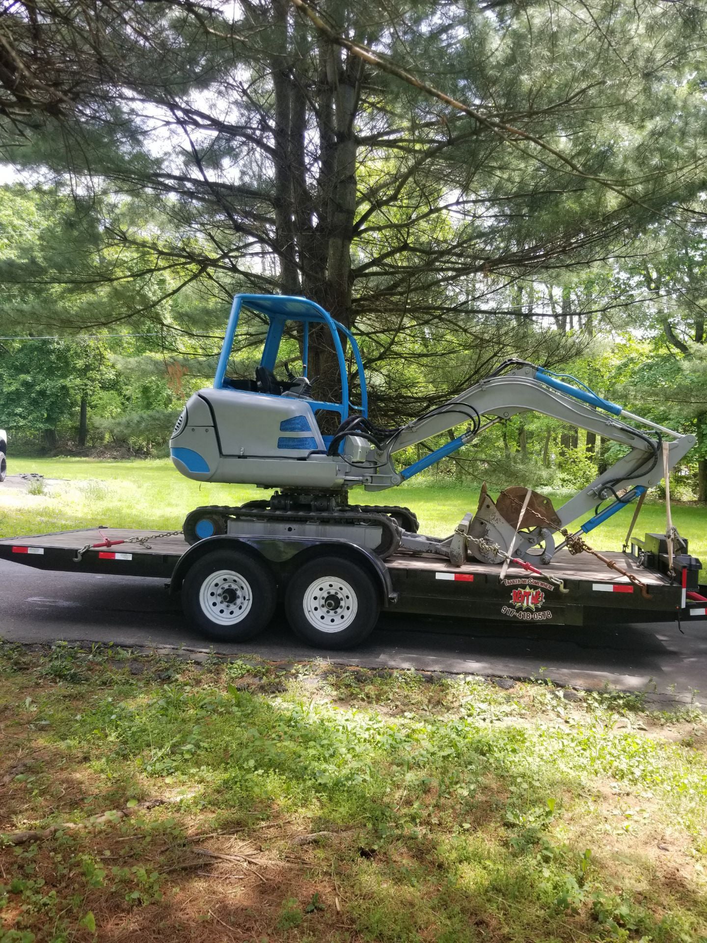 20x7 Tilt Flatbed Trailer by Trailer Me Somewhere