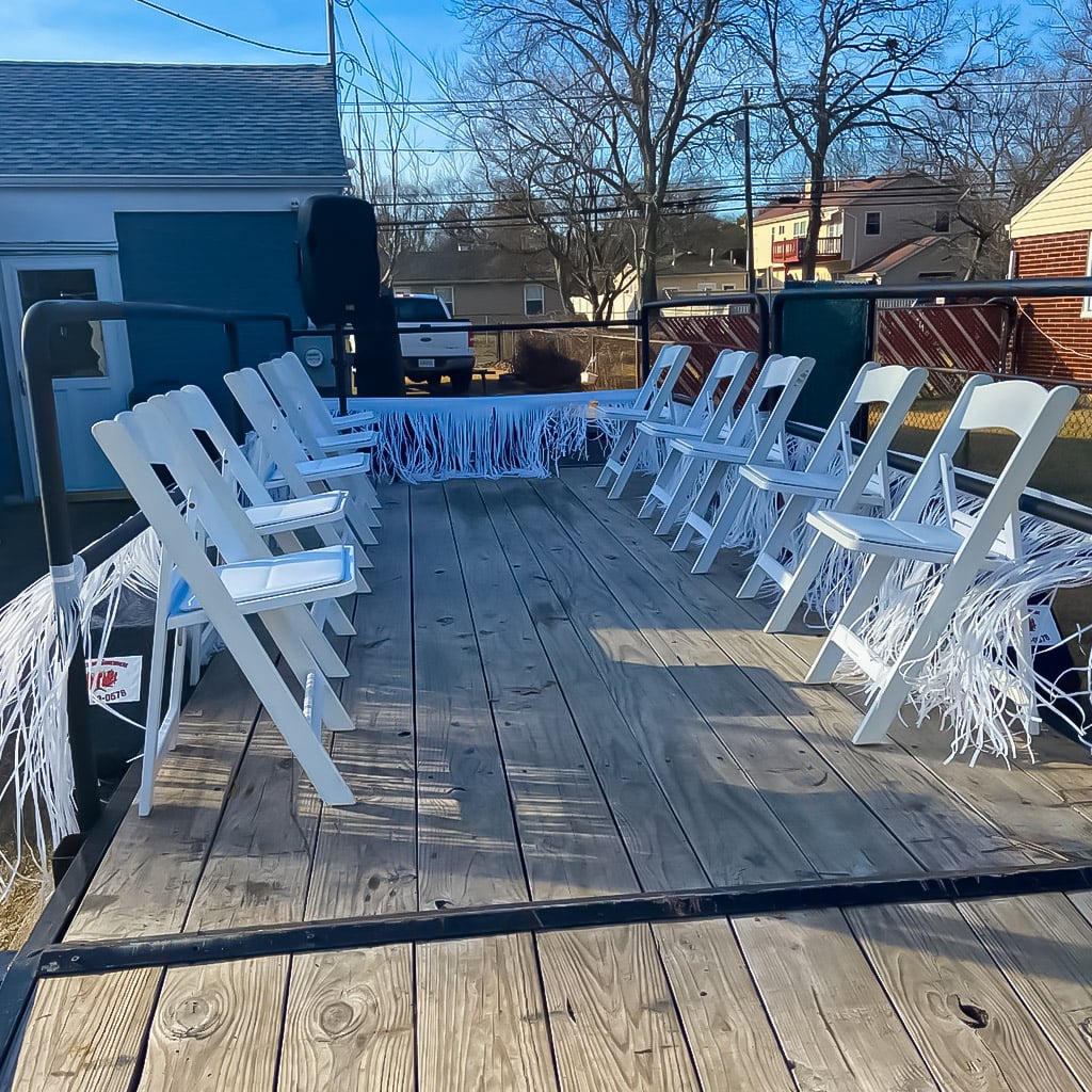 Parade float trailer