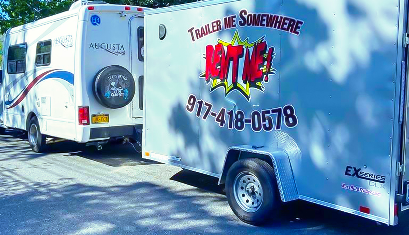 Enclosed Trailer Rentals, Car Haulers & Dumpsters @ Trailer Me Somewhere