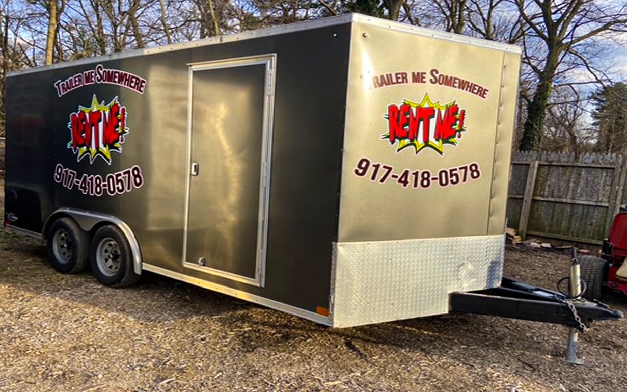 8x16 Enclosed Trailer by Trailer Me Somewhere