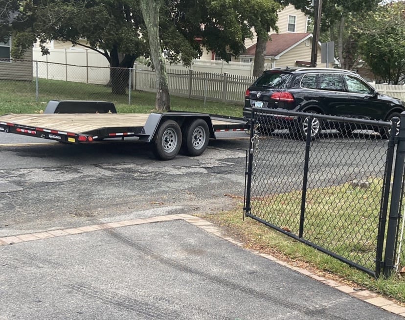 18x7 Car Hauler trailer by Trailer Me Somewhere