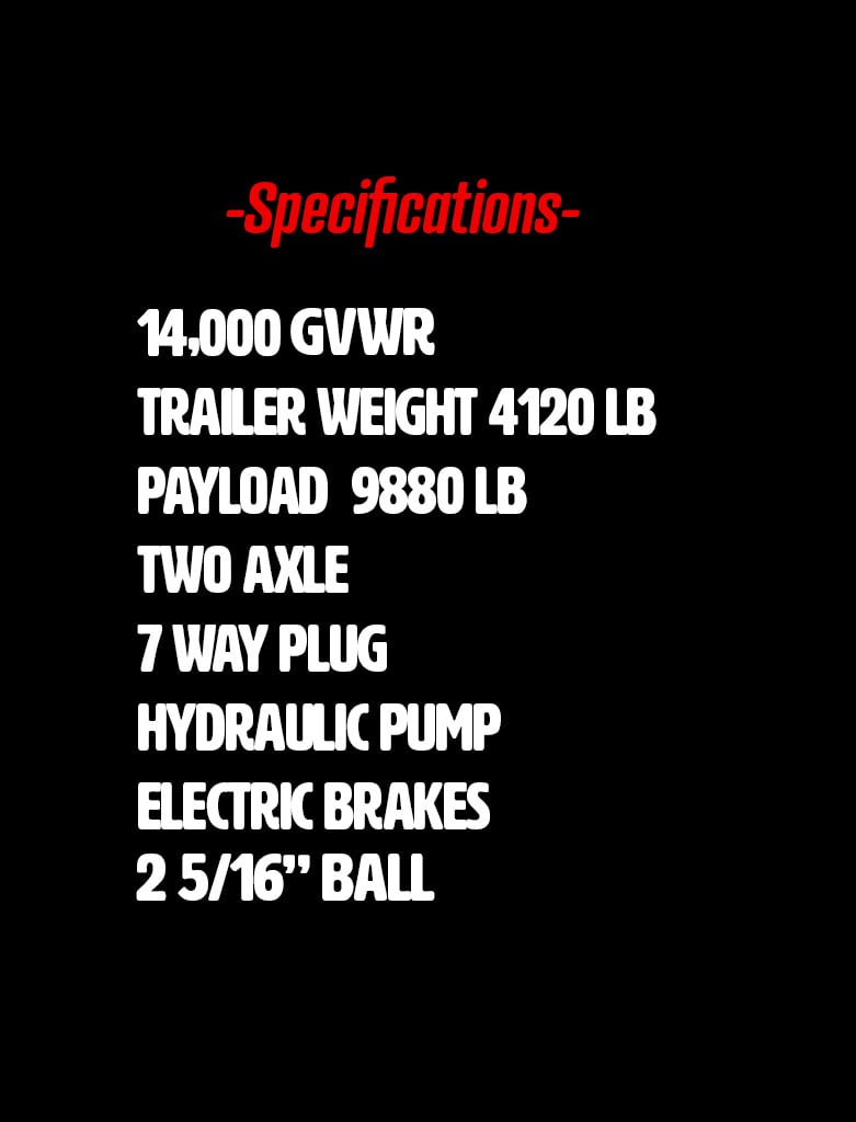 7x14 Dumpster by Trailer Me Somewhere